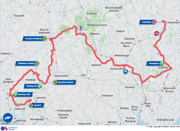 Tour of Britain Cycle ride goes via Simon Shield Cars Ltd