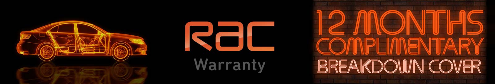 RAC Warranty 12 months free breakdown cover - simon shield cars