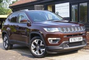 2018 (67) Jeep Compass at Simon Shield Cars Ipswich