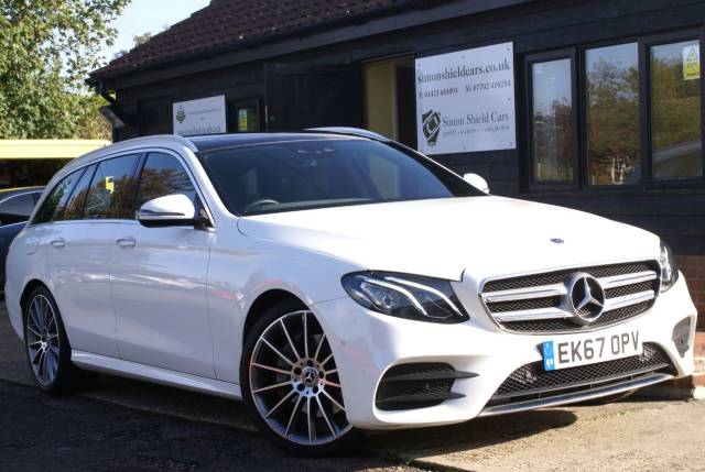 Mercedes-Benz E Class 2.0 E220d AMG Line Premium 5dr 9G-Tronic Estate Diesel Polar White