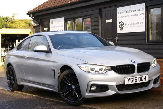 BMW 4 Series 3.0 435d xDrive M Sport 2dr Auto [Professional Media] Coupe Diesel Silver Metallic