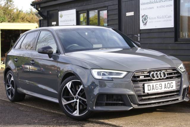 Audi A3 2.0 S3 TFSI 300 Quattro Black Edition 5dr S Tronic Hatchback Petrol Nano Grey Metallic