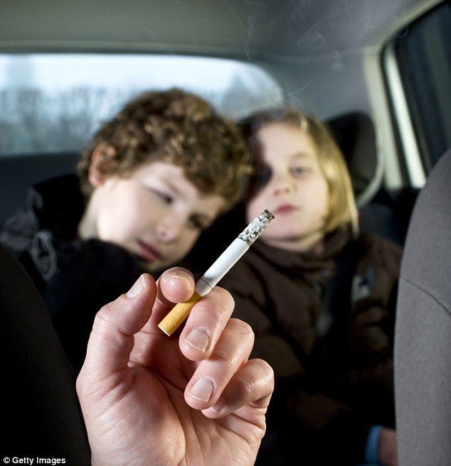 £10,000 fine for smoking in cars with children