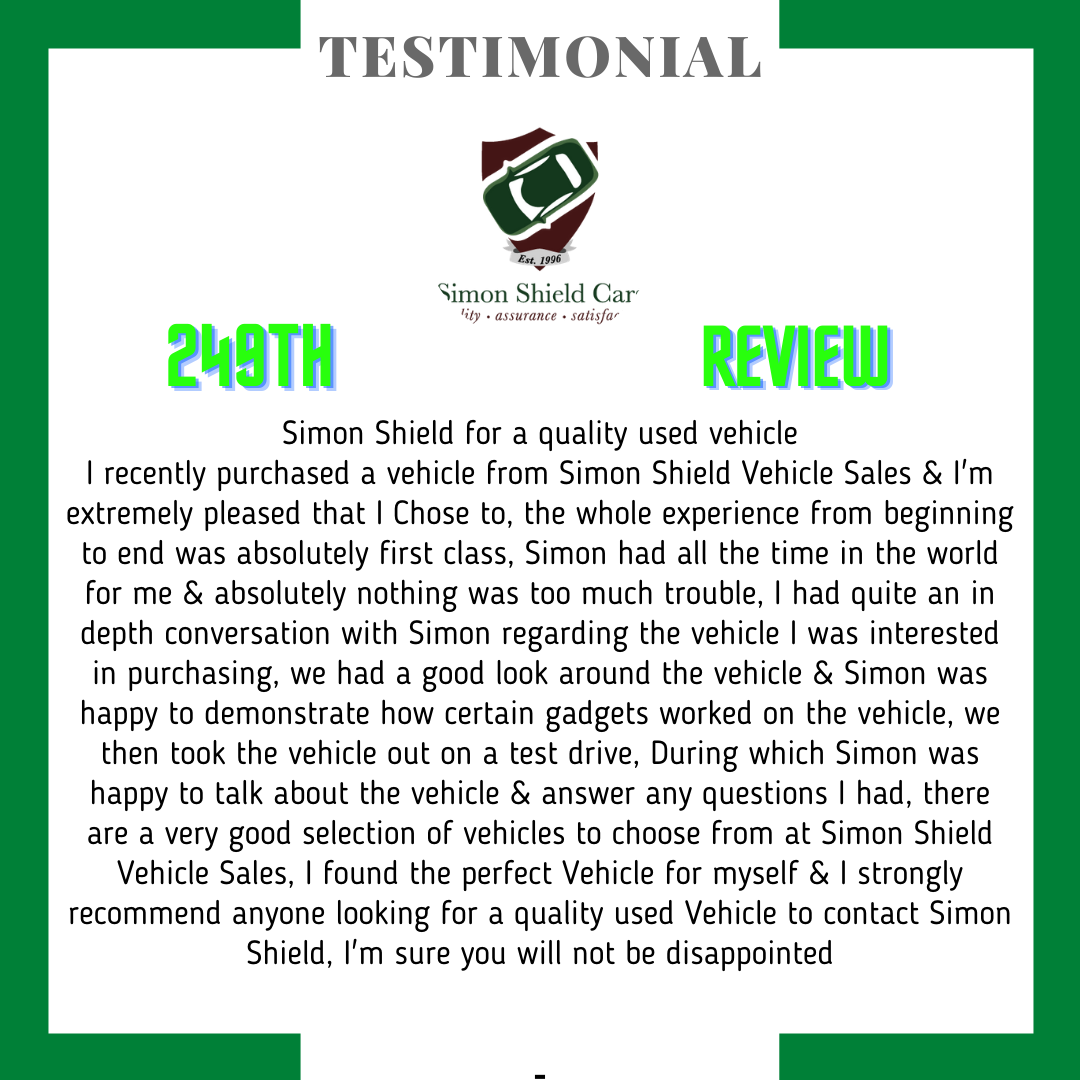 Simon Shield Cars reviewed