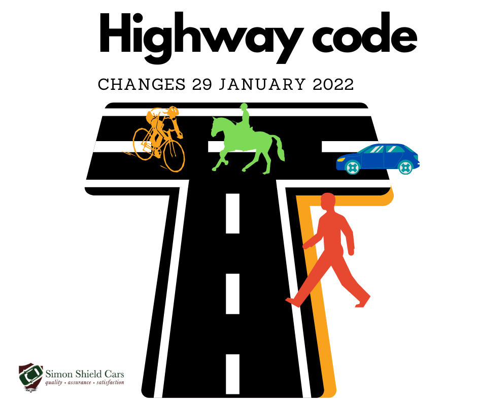 Highway Code change 29 January 2022