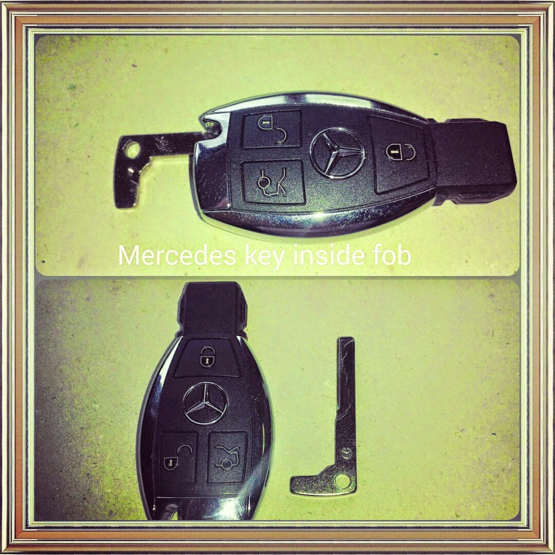 Key inside keyfob