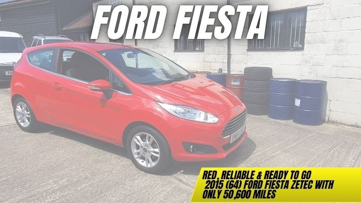 🚗 2015 (64 plate) Ford Fiesta 1.25 Zetec – Low Miles, Great Spec, and Only £35 Road Tax!