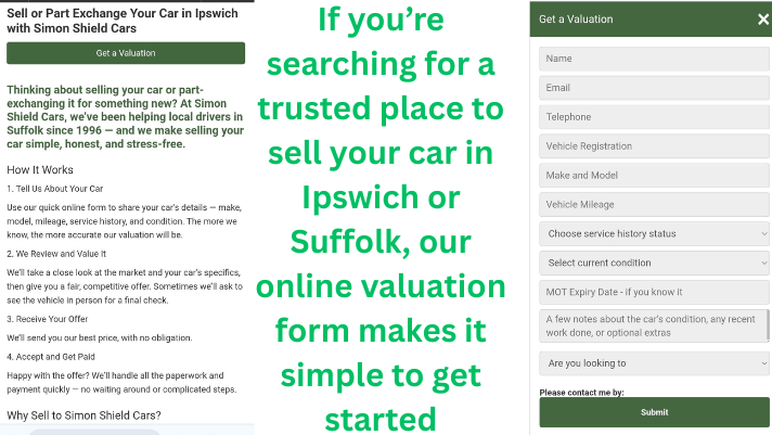 How to Get a Free Car Valuation with Simon Shield Cars
